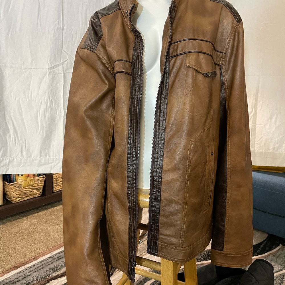 Inc leather jacket